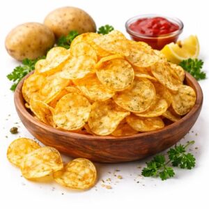 আলু চিপস মুচমুচে সুস্বাদু নাস্তা